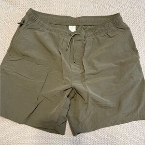 American Eagle Olive Green Casual Shorts